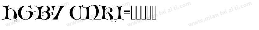 hgb7 cnki字体转换
